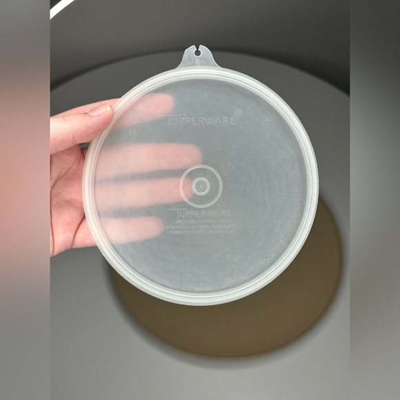 Vintage 3 Piece 14" Tupperware Chip Dip-N-Serve Appetizer Tray 492-2 and 238-1 - Picture 3 of 9